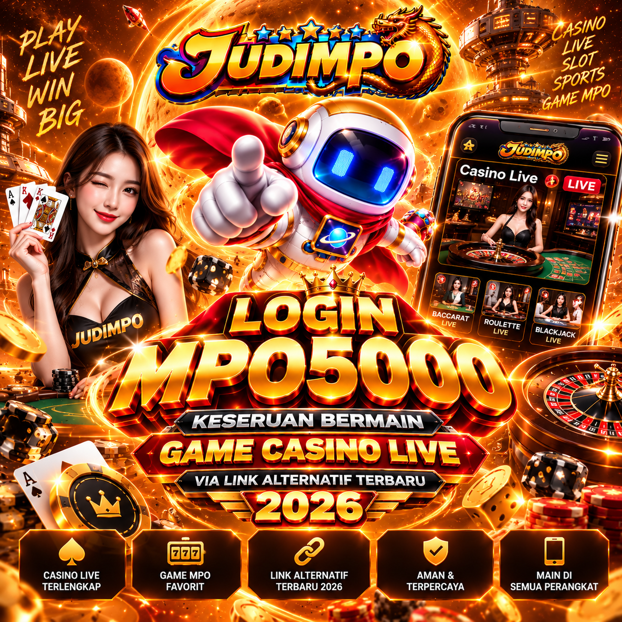 Login Mpo5000 :Keseruan Bermain Game Casino Live Via Link Alternatif Terbaru 2026